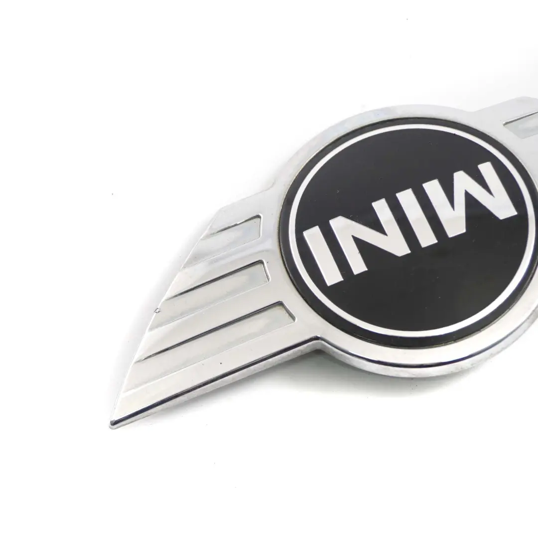 Hood Bonnet Badge Emblem Chrome to Mini Cooper F55 F56 F57 with Part number 7316703 Mini Cooper F55 F56 F57 Hood Bonnet Badge Emblem Chrome - SKU 7316703-1 - Part number 7316703