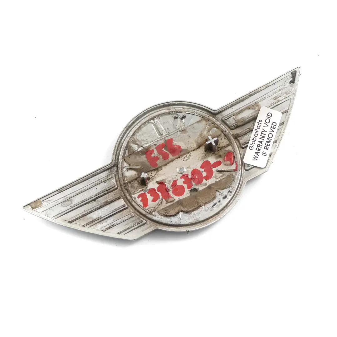 Mini Cooper F55 F56 F57 Hood Bonnet Badge Emblem Chrome - SKU 7316703-1 - Part number 7316703