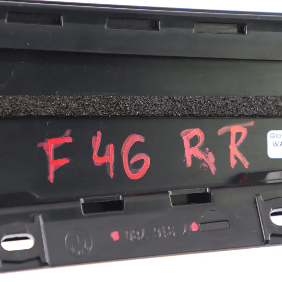 Column B Pillar Door Rear Right O/S Finisher Strip to BMW F46 Cover with Part number 7316780 BMW F46 Cover Column B Pillar Door Rear Right O/S Finisher Strip - SKU 7316780 - Part number 7316780