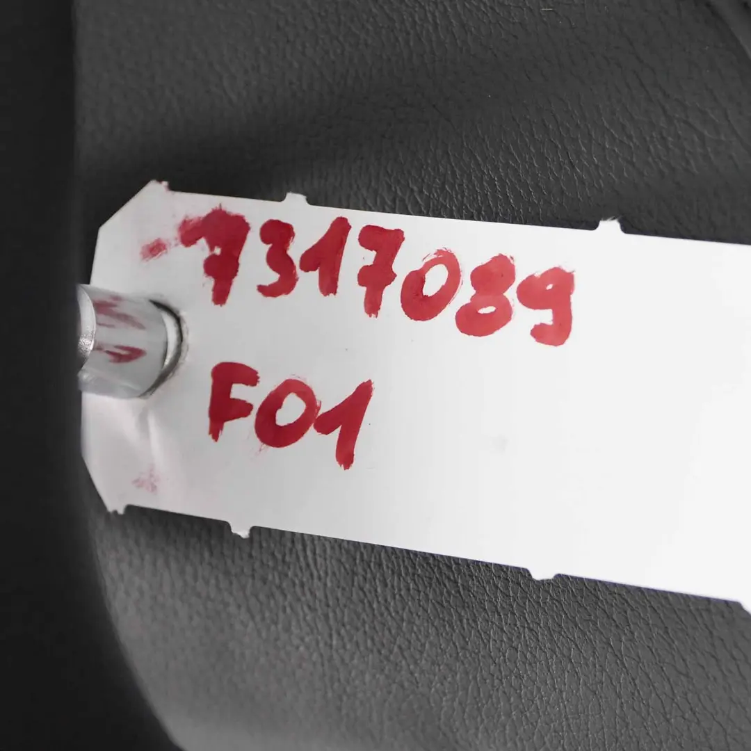 BMW F01 Rücksitz Rückenlehne Sitzbankbezug Rückenlehne Leder Dakota Schwarz - SKU 7317089 - Teilenummer 7317089