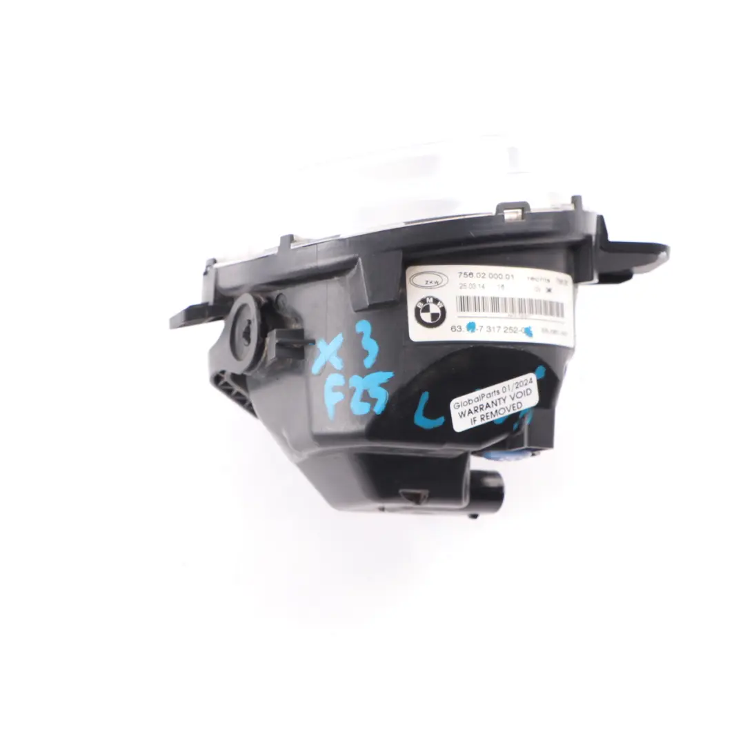 Fog Lamp LED Light Bumper Front Right O/S to BMW X3 F25 X4 F26 X5 F15 with Part number 7317252 BMW X3 F25 X4 F26 X5 F15 Fog Lamp LED Light Bumper Front Right O/S - SKU 7317252 - Part number 7317252