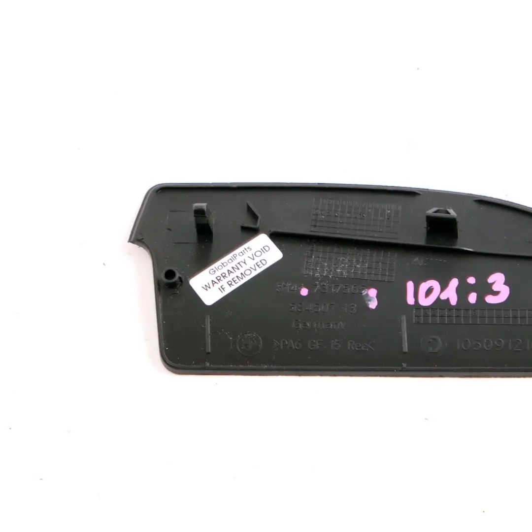 Panneau d'habillage de porte avant gauche pour BMW i3 I01 à propos du numéro de pièce 7317565 BMW i3 I01 Panneau d'habillage de porte avant gauche - SKU 7317565 - Numéro de pièce 7317565