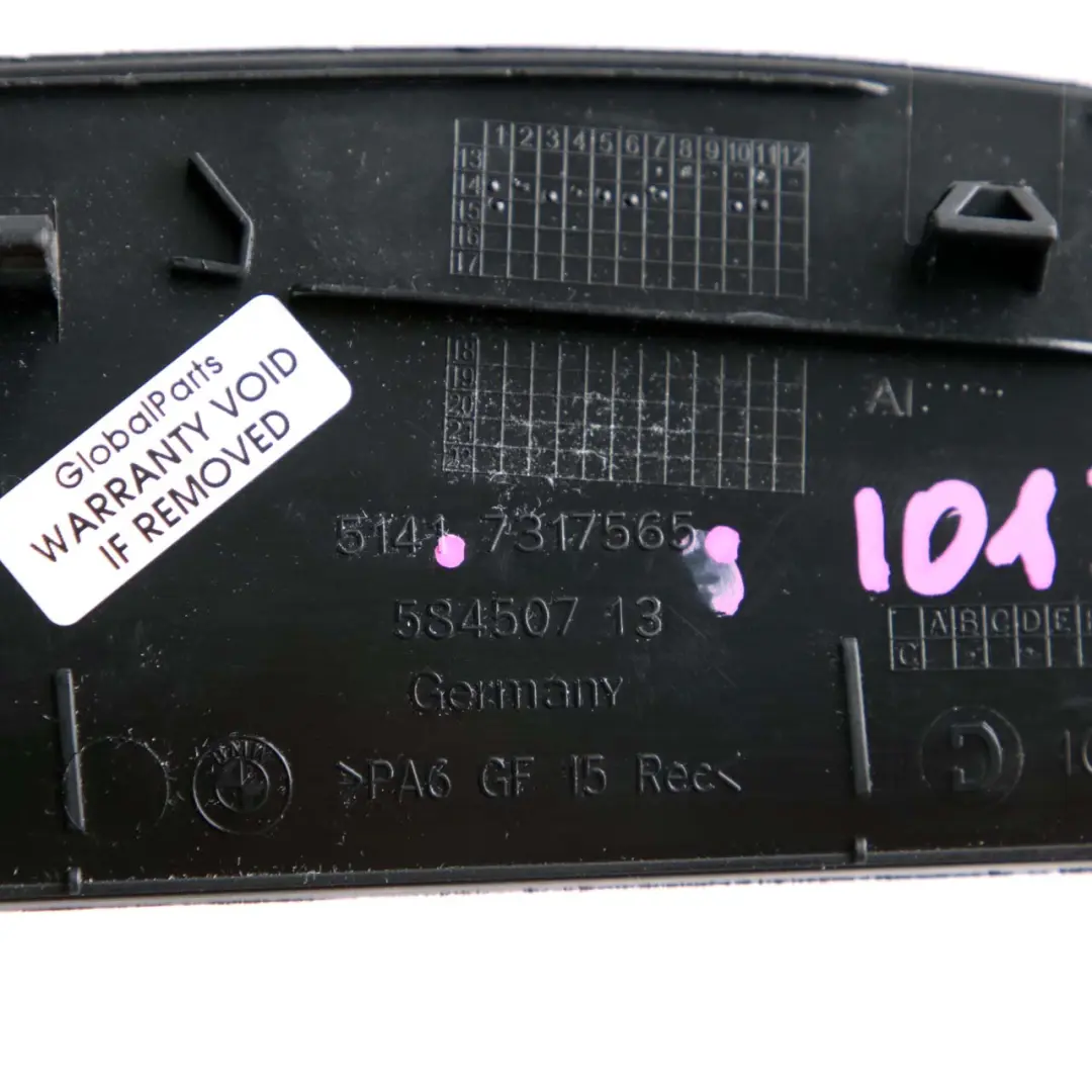 BMW i3 I01 Copertura Maniglia Recesso Porta Anteriore Sinistra Pannello Trim - SKU 7317565 - Numero di parte 7317565