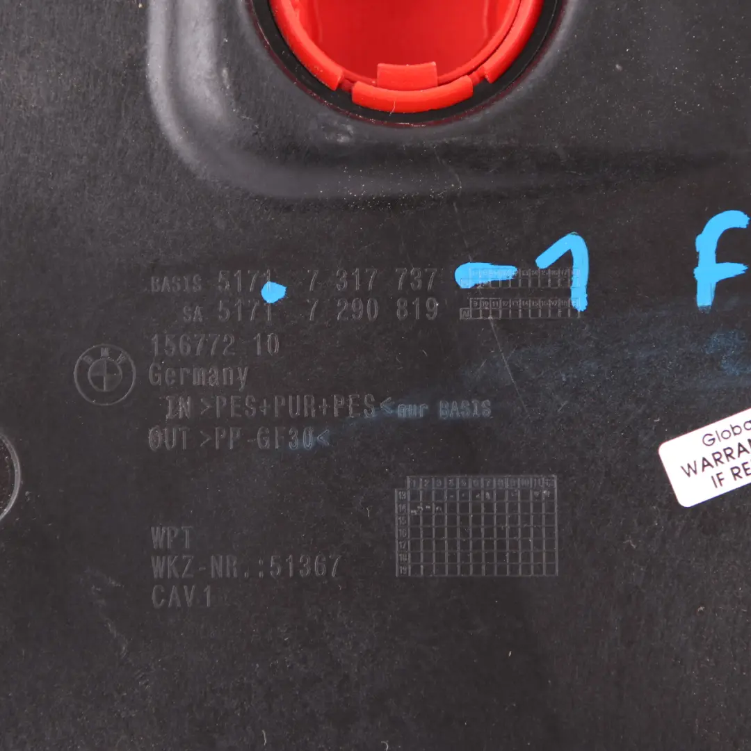 Couvercle batterie Plus Mini Cooper F55 F56 F57 Garniture Capuchon positive pour à propos du numéro de pièce 7317737 Couvercle batterie Plus Mini Cooper F55 F56 F57 Garniture Capuchon positive - SKU 7317737-1 - Numéro de pièce 7317737