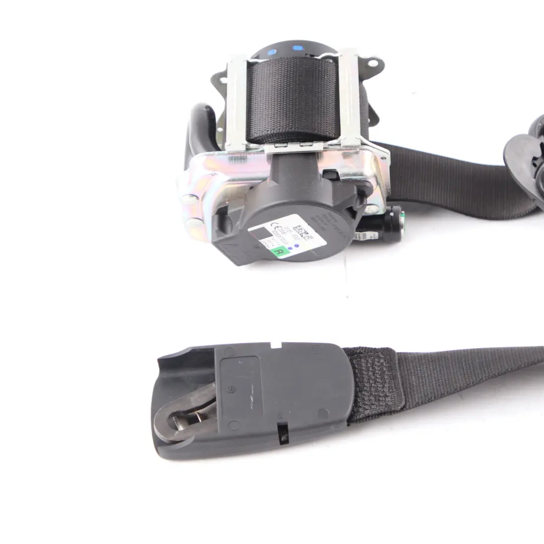 Belt Upper Seatbelt Front Right O/S Black to Mini Cooper F55 Seat with Part number 7317754 Mini Cooper F55 Seat Belt Upper Seatbelt Front Right O/S Black - SKU 7317754 - Part number 7317754