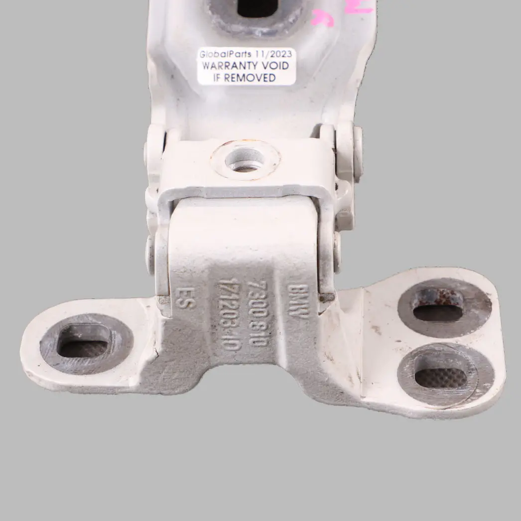 BMW F45 Trunk Lid Boot Tailgate Hinge Rear Right O/S Alpine White - 300 7300810 - SKU 7317770-AW - Part number 7317770
