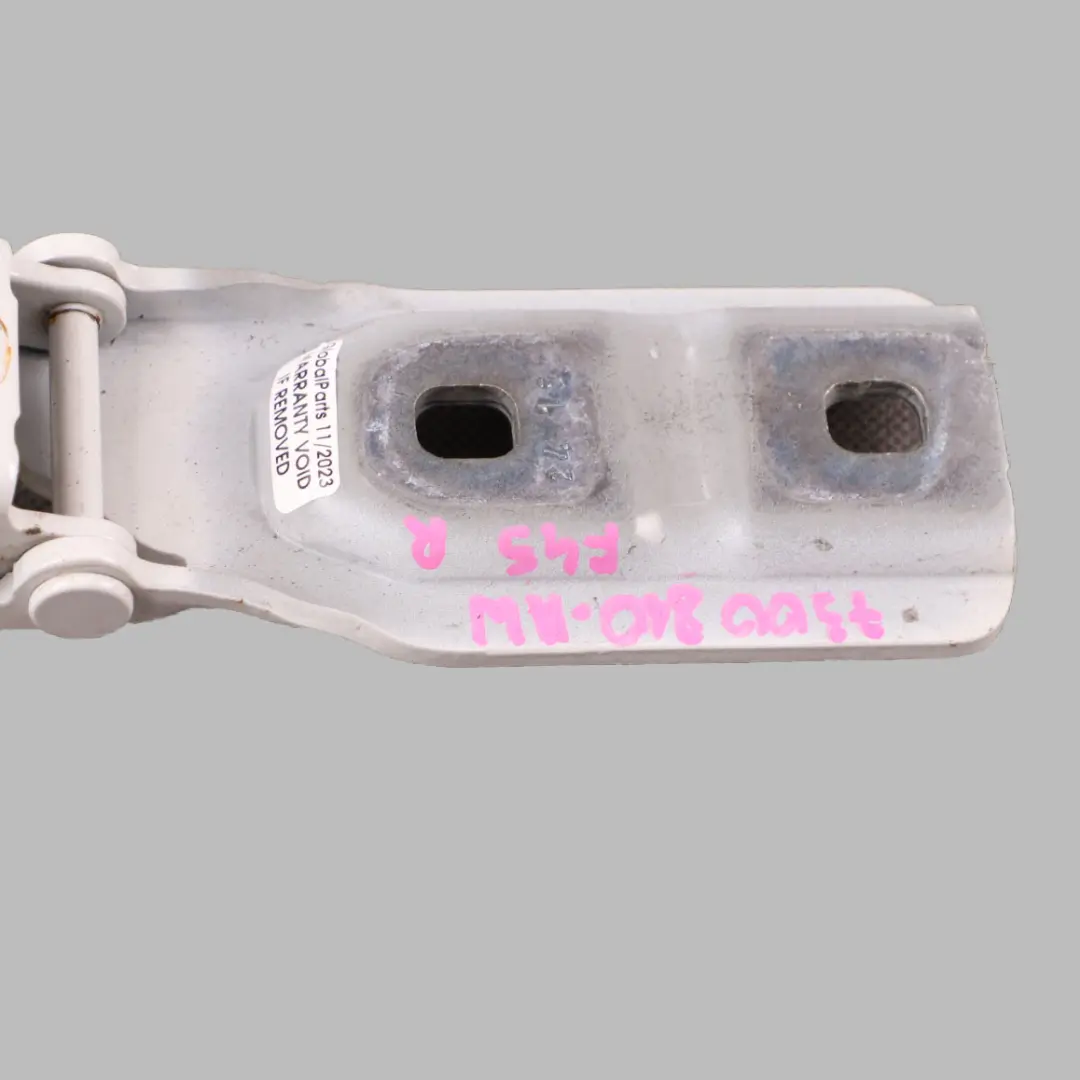 Trunk Lid Boot Tailgate Hinge Rear Right O/S Alpine White - 300 7300810 to BMW F45 with Part number 7317770 BMW F45 Trunk Lid Boot Tailgate Hinge Rear Right O/S Alpine White - 300 7300810 - SKU 7317770-AW - Part number 7317770