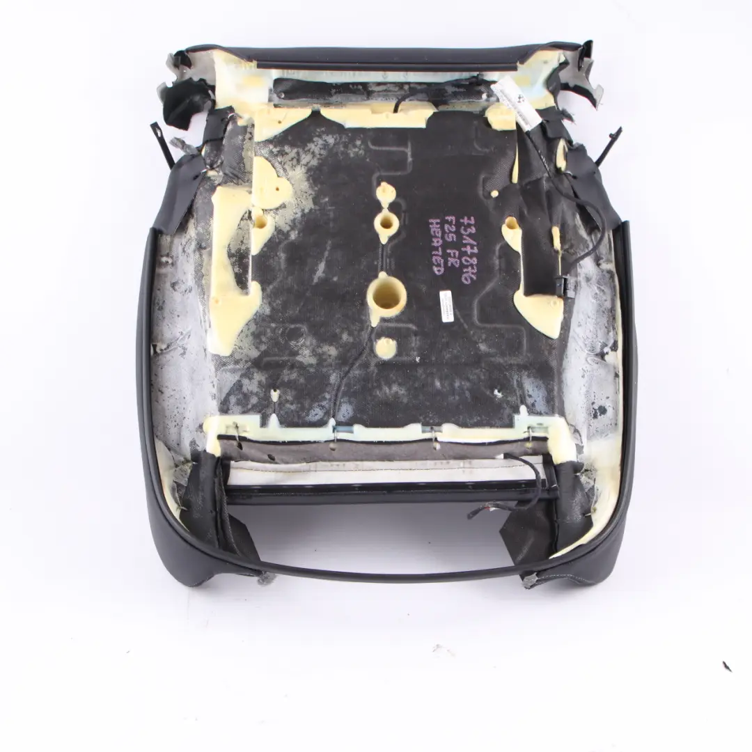 BMW X3 F25 Funda Asiento Conductor Sport Calefactable Cuero Nevada Negro - SKU 7317876 - Número de pieza 7317876