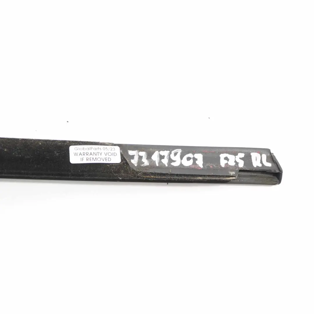 BMW X3 F25 Finestra Striscia Modanatura Porta Posteriore Sinistra Nero - SKU 7317907 - Numero di parte 7317907