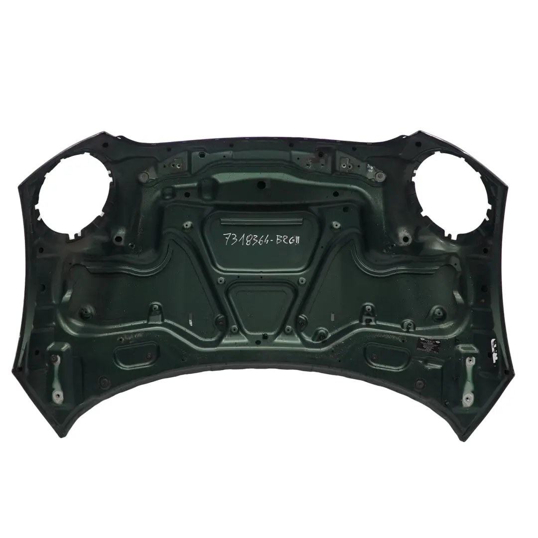 Mini R55 R56 R57 Hood Bonnet Engine Cover Panel British Racing Green II - SKU 7318364-BRGII - Part number 7318364