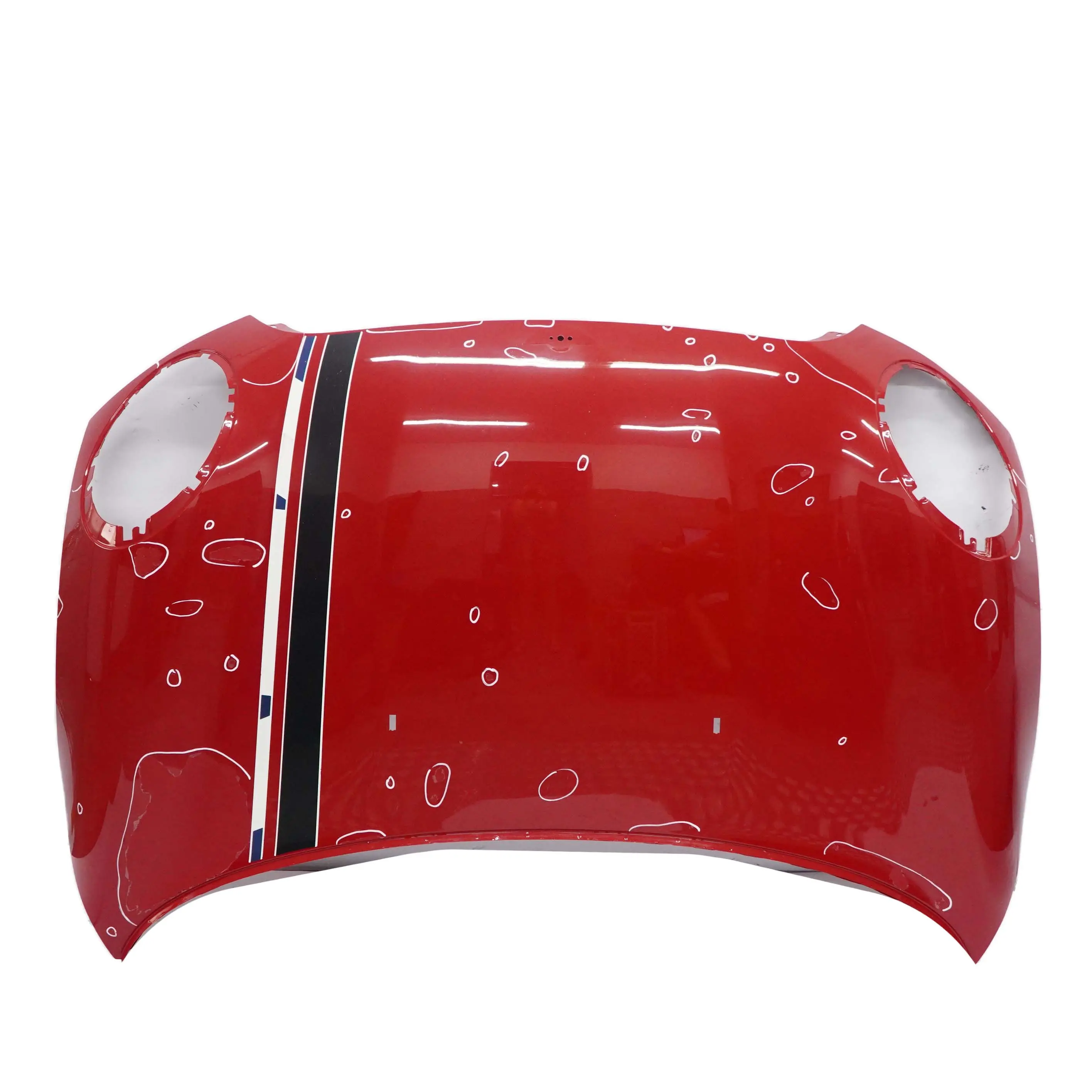 Mini Cooper R55 R56 R57 Hood Bonnet Engine Cover Panel Chili Red - 851