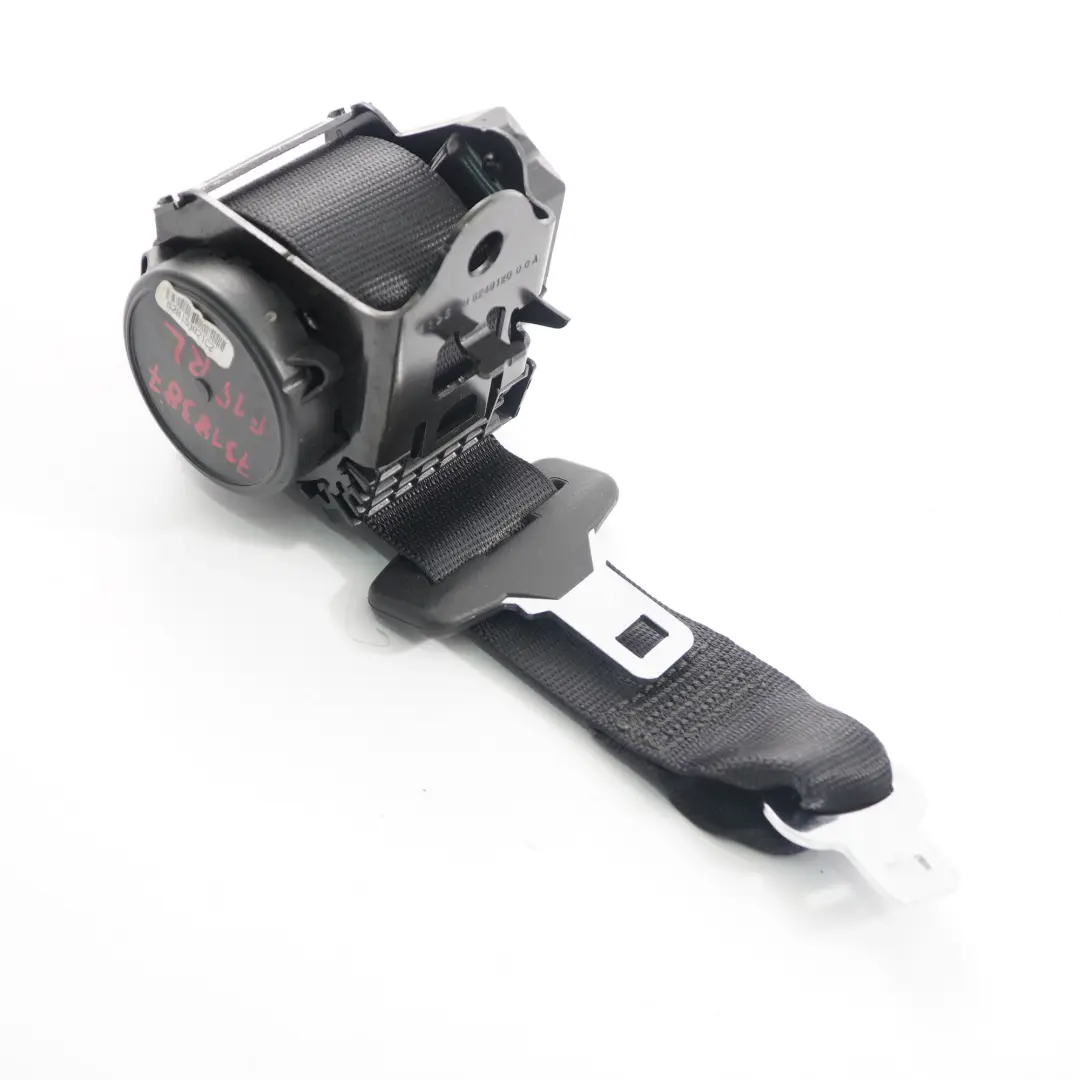 BMW X5 F15 Seat Belt Upper Belt Safety Rear Left N/S Black - SKU 7318387 - Part number 7318387