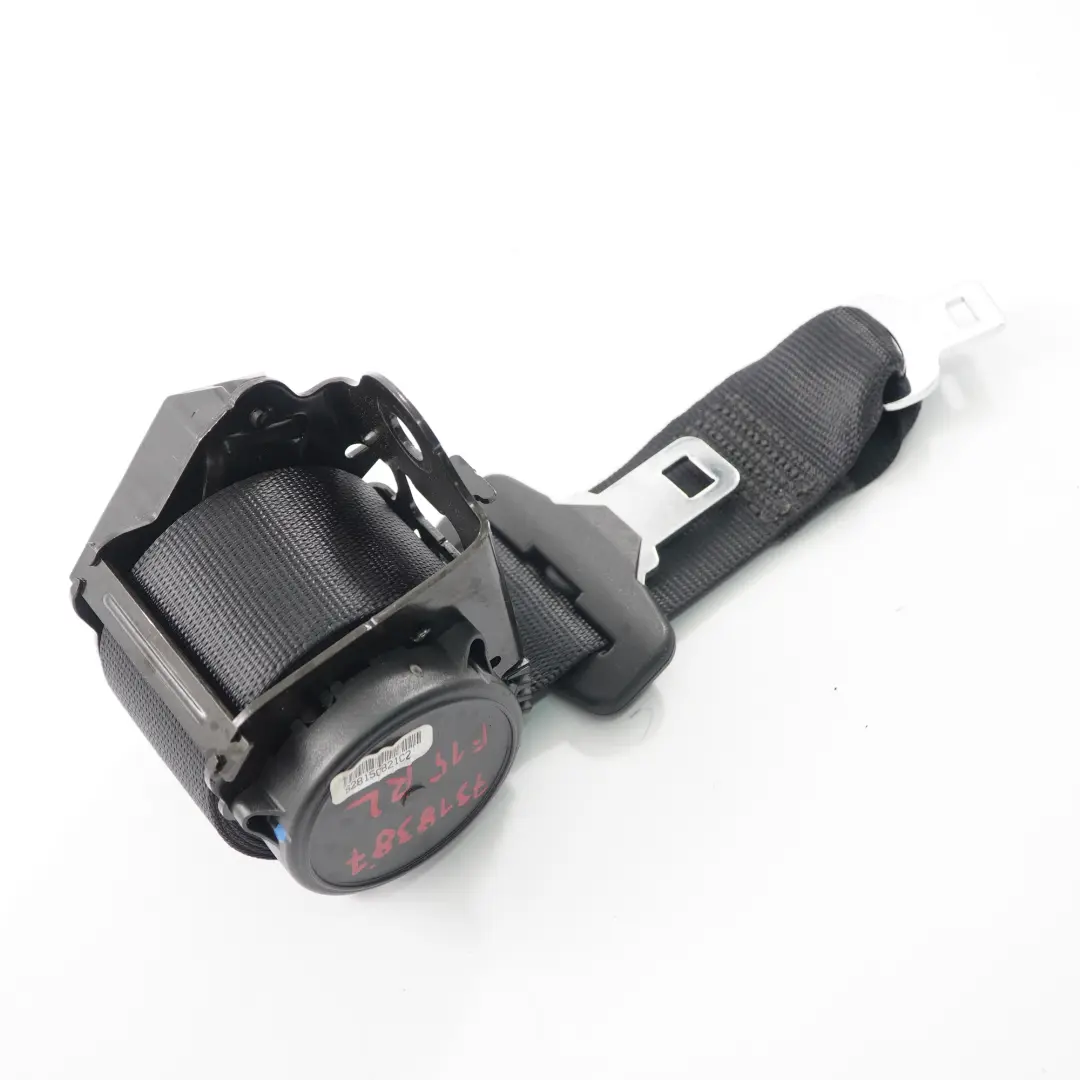 BMW X5 F15 Cinturón Seguridad Superior Trasero Izquierdo Negro - SKU 7318387 - Número de pieza 7318387