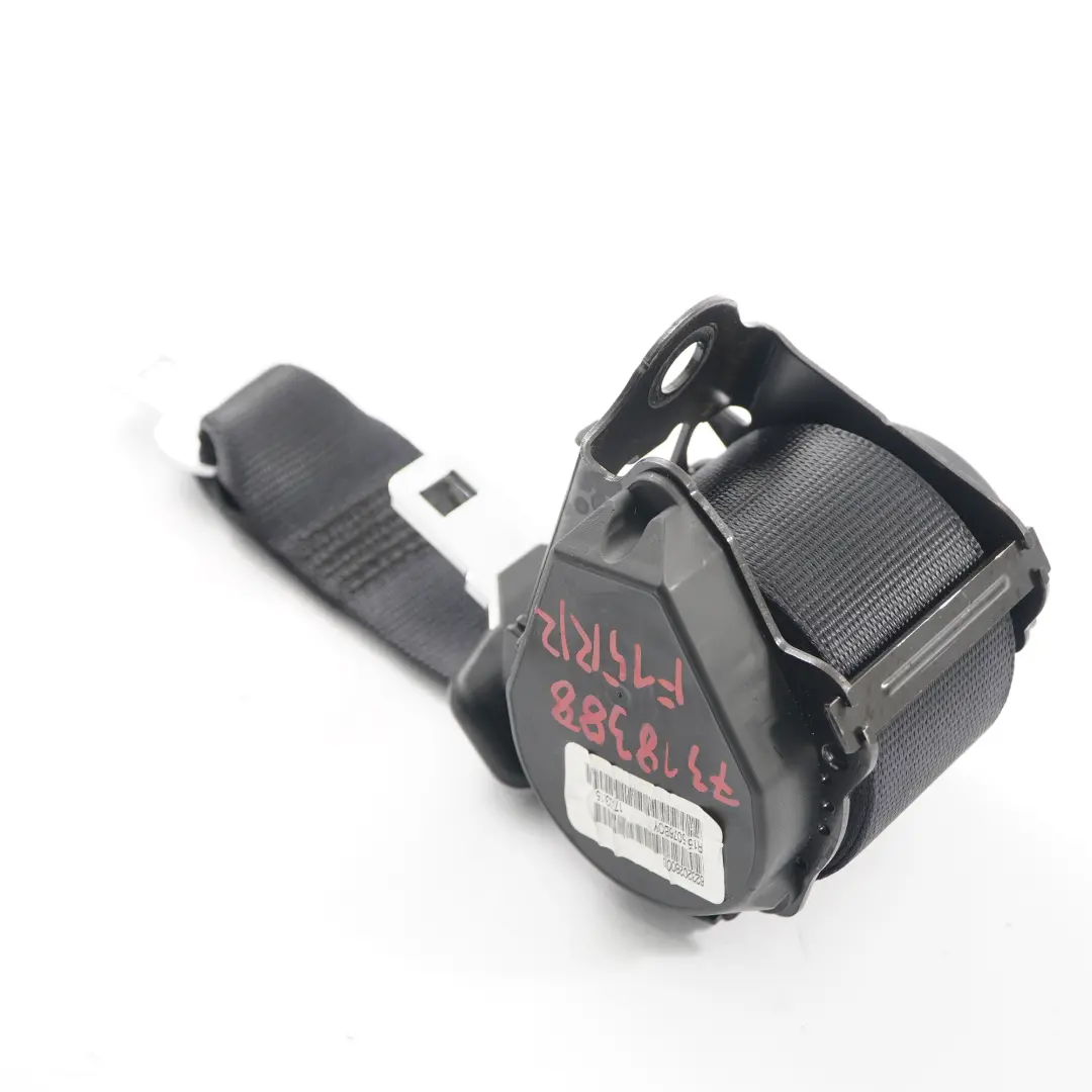 BMW X5 F15 Ceinture de sécurité supérieure arrière droite Noir - SKU 7318388 - Numéro de pièce 7318388