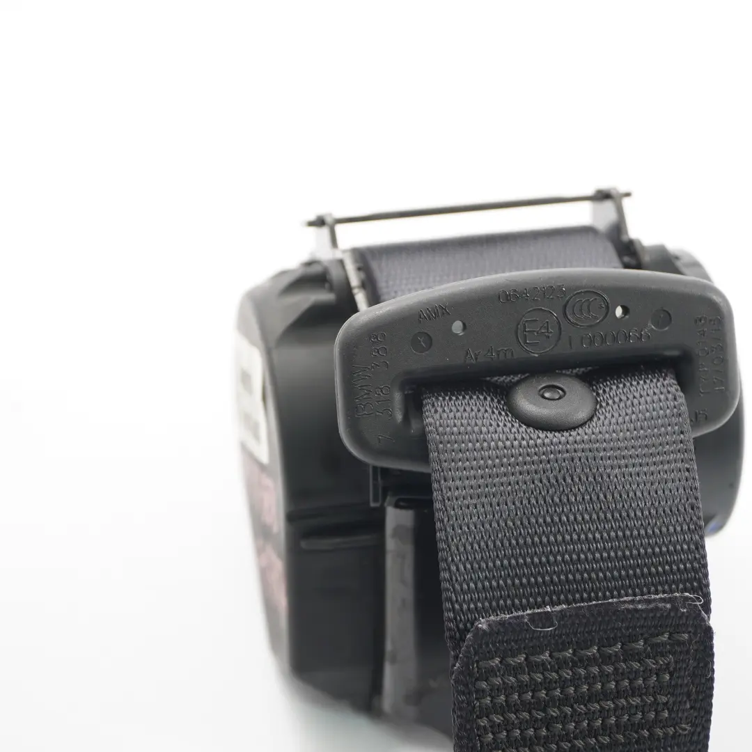 BMW X5 F15 Seat Belt Upper Belt Safety Rear Right O/S Black - SKU 7318388 - Part number 7318388