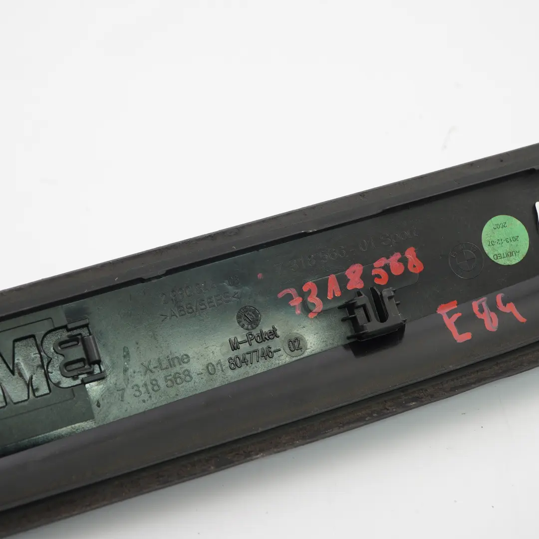 Listwa Progowa X-LINE Prawy Przód do BMW E84 o numerze 7318568 BMW E84 Listwa Progowa X-LINE Prawy Przód - SKU 7318568 - Numer Części 7318568