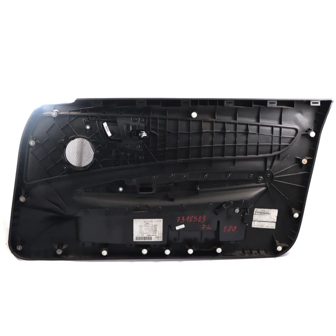 Door Card Front Left N/S Door Trim Panel Leather Boston Pearl Grey to BMW E88 with Part number 7318589 BMW E88 Door Card Front Left N/S Door Trim Panel Leather Boston Pearl Grey - SKU 7318589 - Part number 7318589