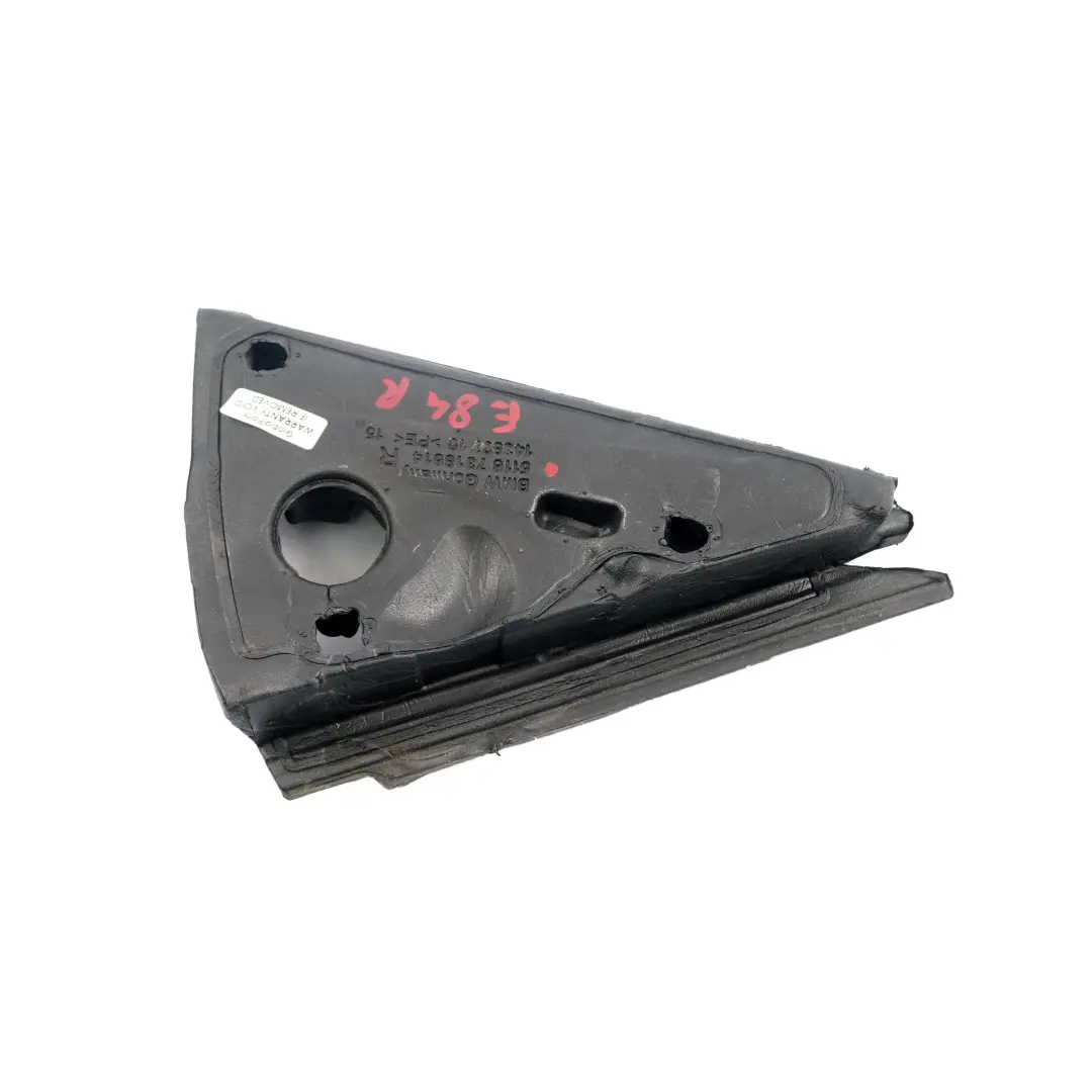 Seal Trim Insulation Outer Right O/S Mirror Triangle to BMW X1 Series E84 with Part number 7318614 BMW X1 Series E84 Seal Trim Insulation Outer Right O/S Mirror Triangle - SKU 7318614 - Part number 7318614