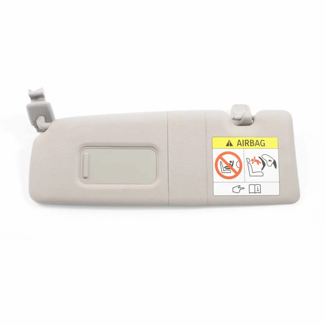 Sun Visor With Mirror Left N/S Everestgrau Grey 7319147 to BMW F20 F21 LCI with Part number 7423309 BMW F20 F21 LCI Sun Visor With Mirror Left N/S Everestgrau Grey 7319147 - SKU 7319147-2 - Part number 7423309