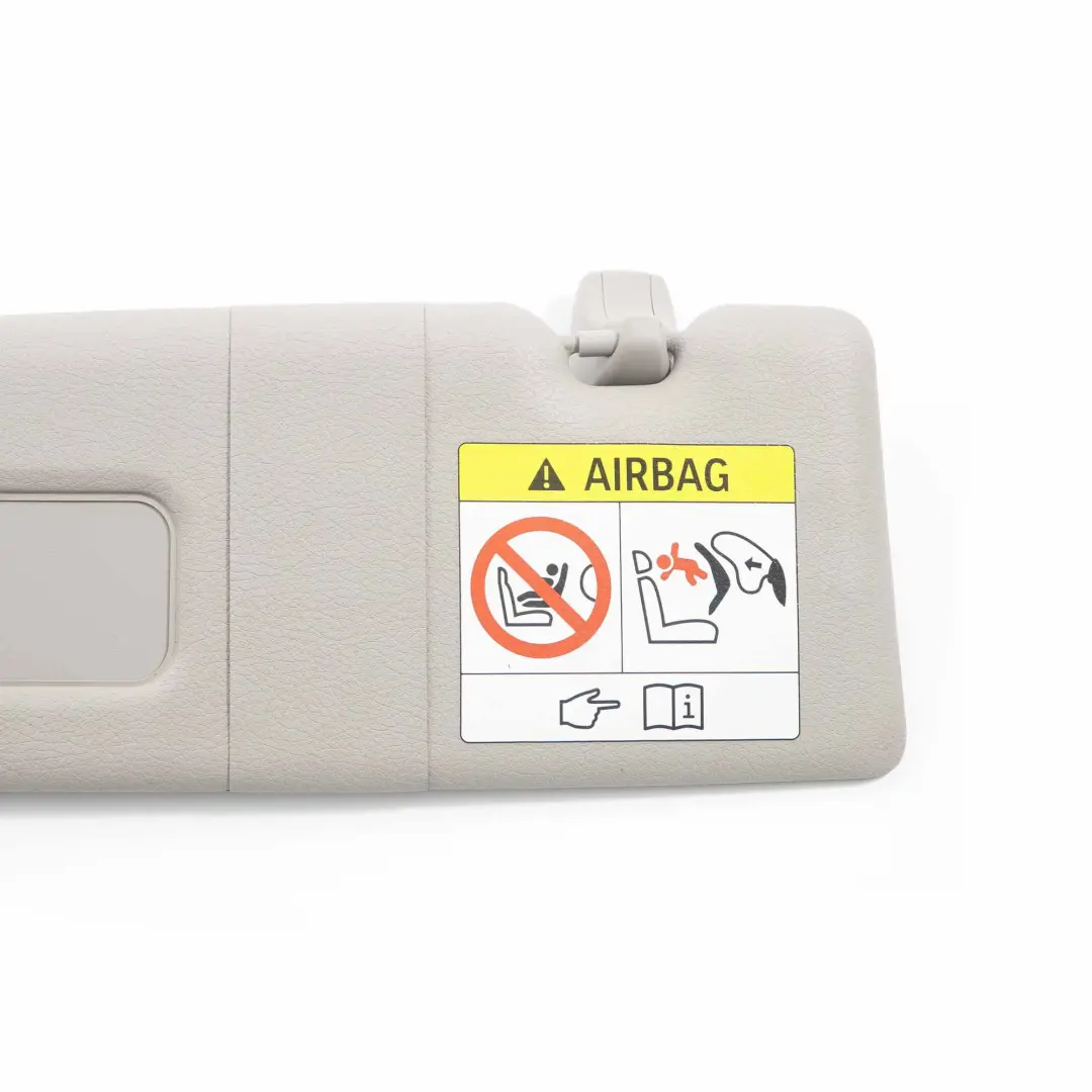BMW F20 F21 LCI Sonnenblende Mit Label Links Everestgrau Grau 7319147 - SKU 7319147-2 - Teilenummer 7423309
