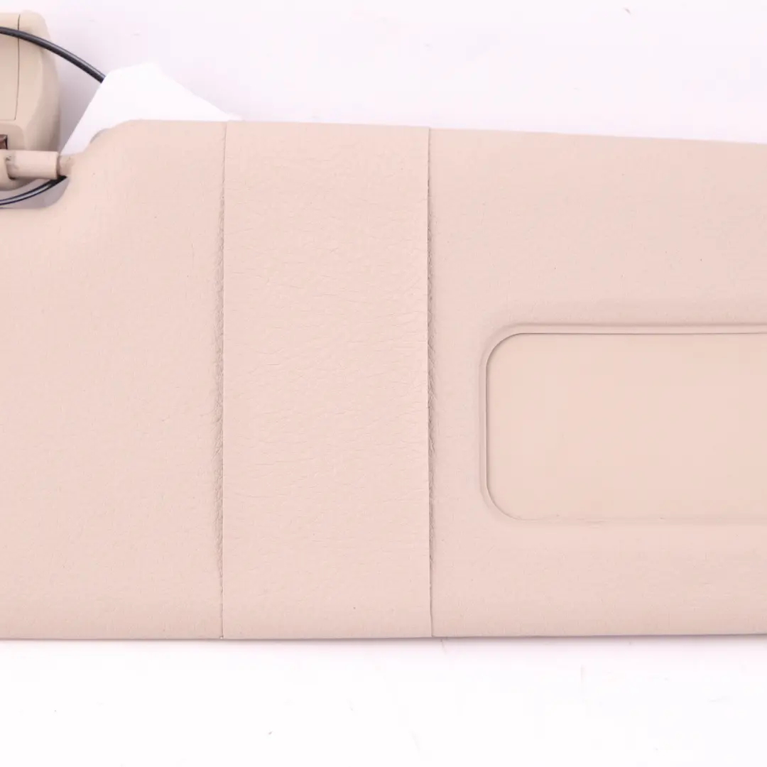 Parasol Espejo Etiqueta Derecha Roofliner Oyster para BMW F20 F21 LCI con número de pieza 7319156 BMW F20 F21 LCI Parasol Espejo Etiqueta Derecha Roofliner Oyster - SKU 7319156 - Número de pieza 7319156