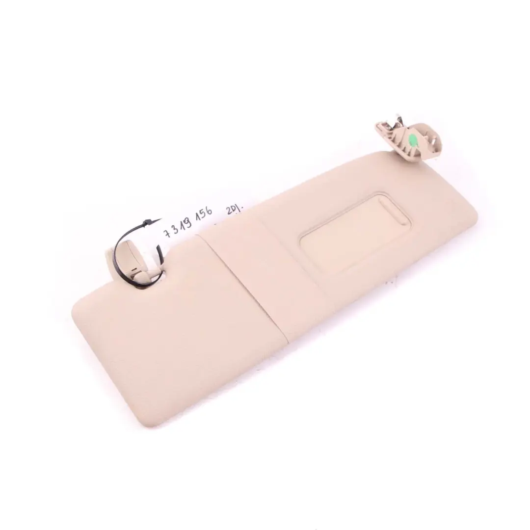 Sun Visor Mirror Label Right O/S Roofliner Oyster to BMW F20 F21 LCI with Part number 7319156 BMW F20 F21 LCI Sun Visor Mirror Label Right O/S Roofliner Oyster - SKU 7319156 - Part number 7319156