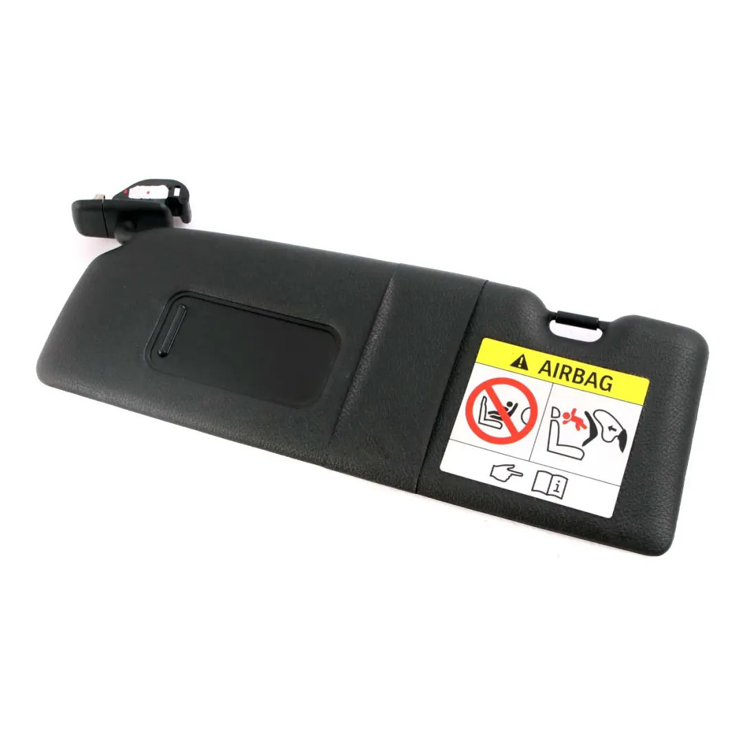 Sun Visor With Mirror Left N/S Schwarz Black to BMW F20 F21 LCI with Part number 7319157 BMW F20 F21 LCI Sun Visor With Mirror Left N/S Schwarz Black - SKU 7319157 - Part number 7319157