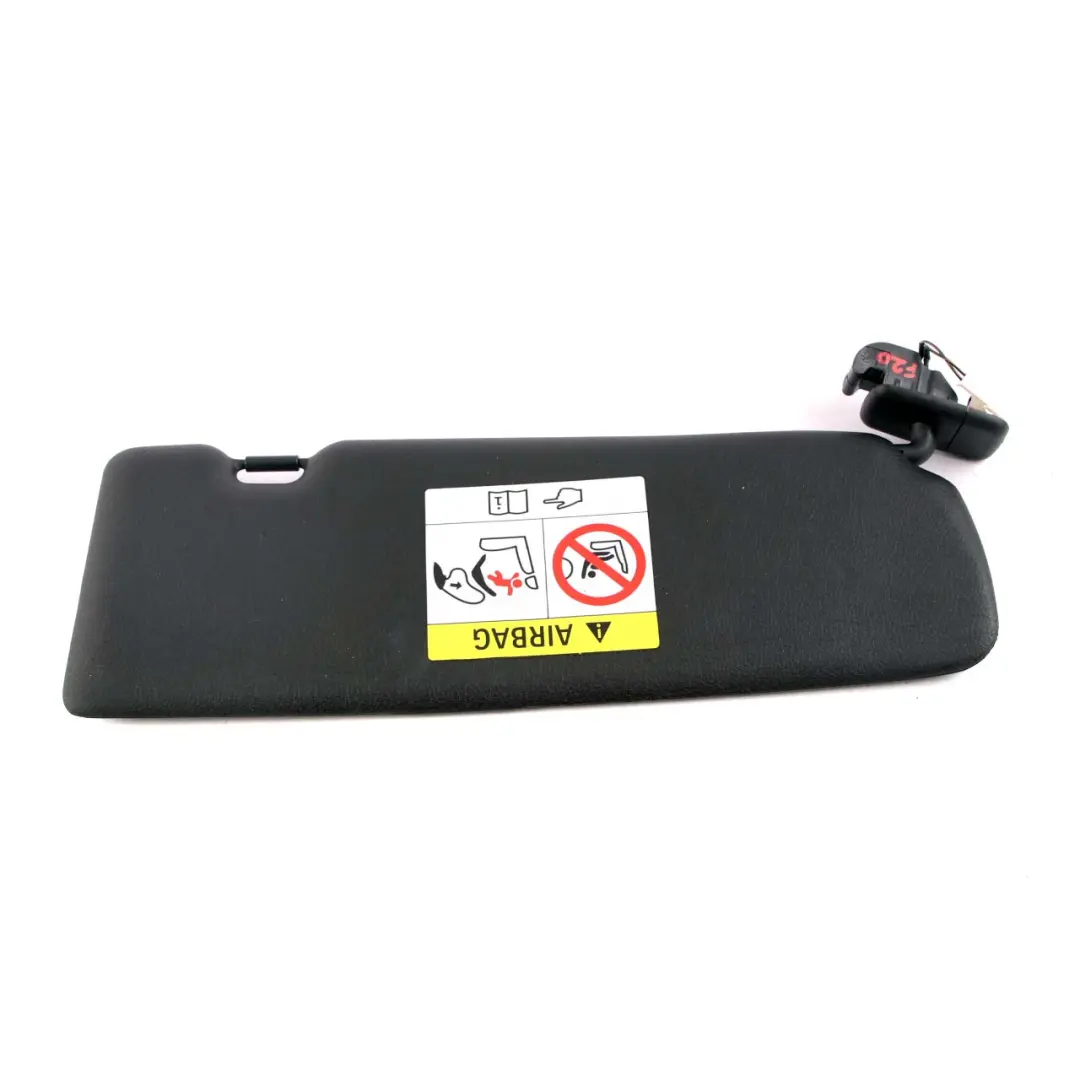 BMW F20 F21 LCI Sun Visor With Mirror Left N/S Schwarz Black - SKU 7319157 - Part number 7319157
