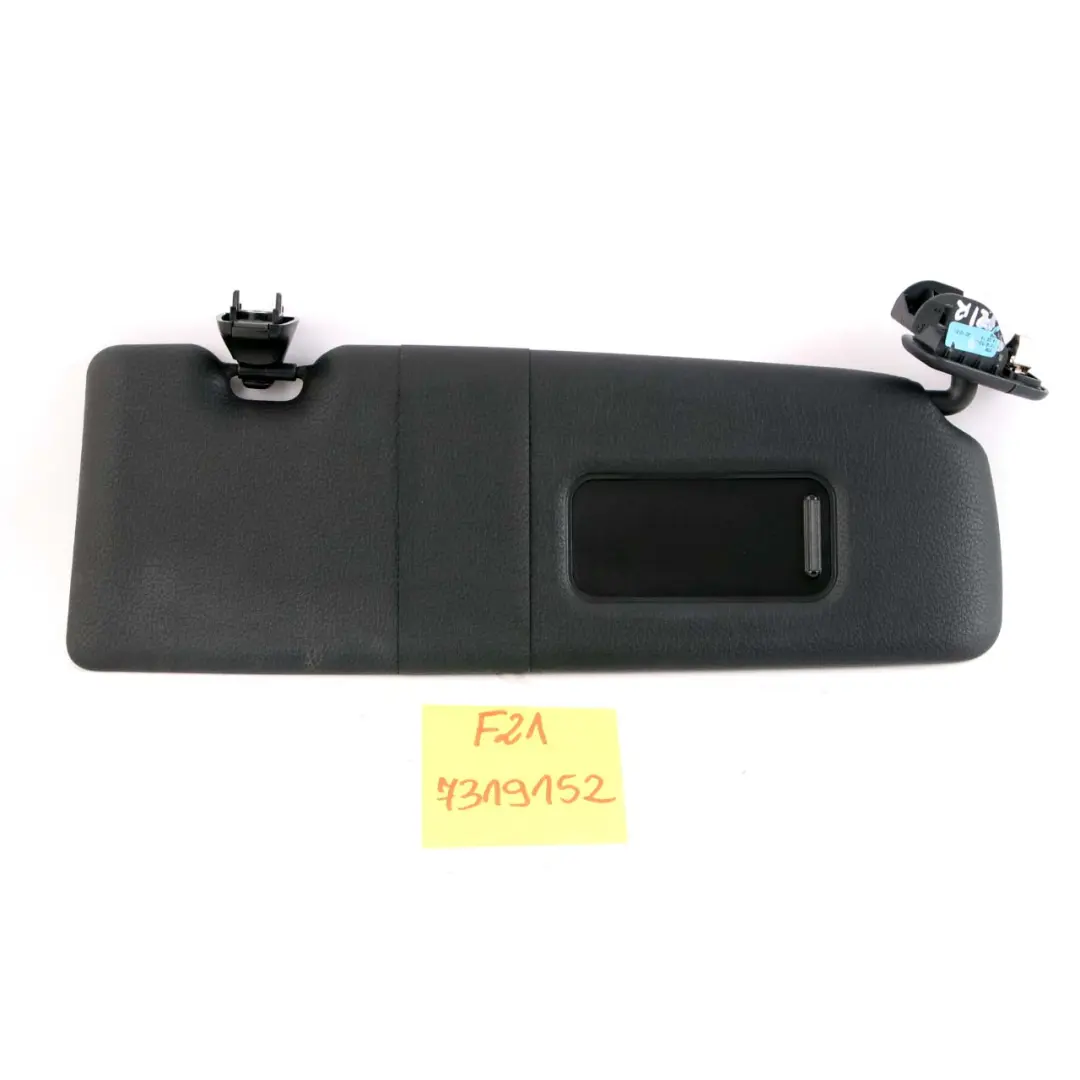 Sonnen Blende BMW F20 F21 LCI Mit Spiegel Rechts Schwarz für mit Teilenummer 7319158 Sonnen Blende BMW F20 F21 LCI Mit Spiegel Rechts Schwarz - SKU 7319158 - Teilenummer 7319158