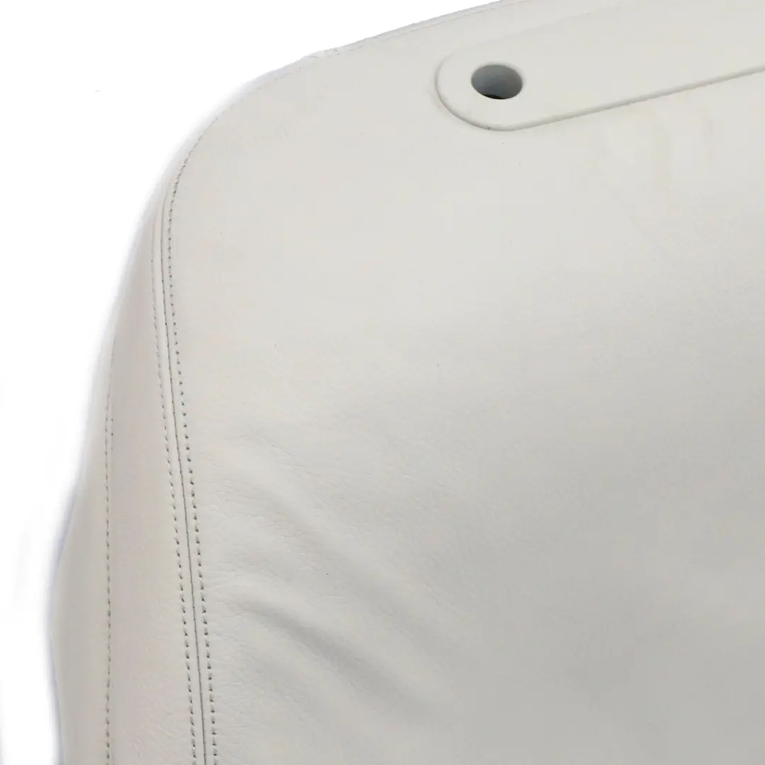 BMW F01 Funda Respaldo Asiento Delantero Derecho Calefactable Cuero Blanco - SKU 7319294 - Número de pieza 7319294
