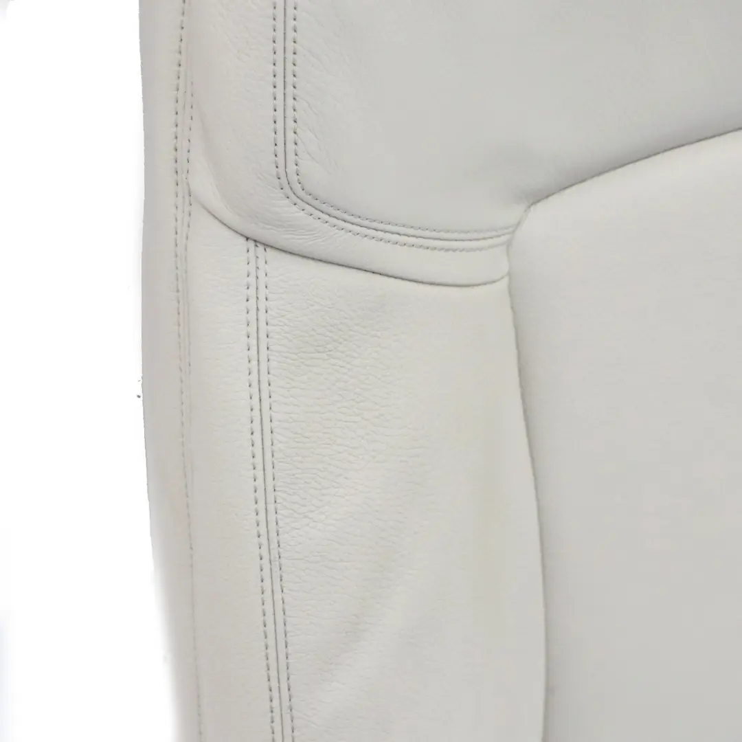 BMW F01 Funda Respaldo Asiento Delantero Derecho Calefactable Cuero Blanco - SKU 7319294 - Número de pieza 7319294