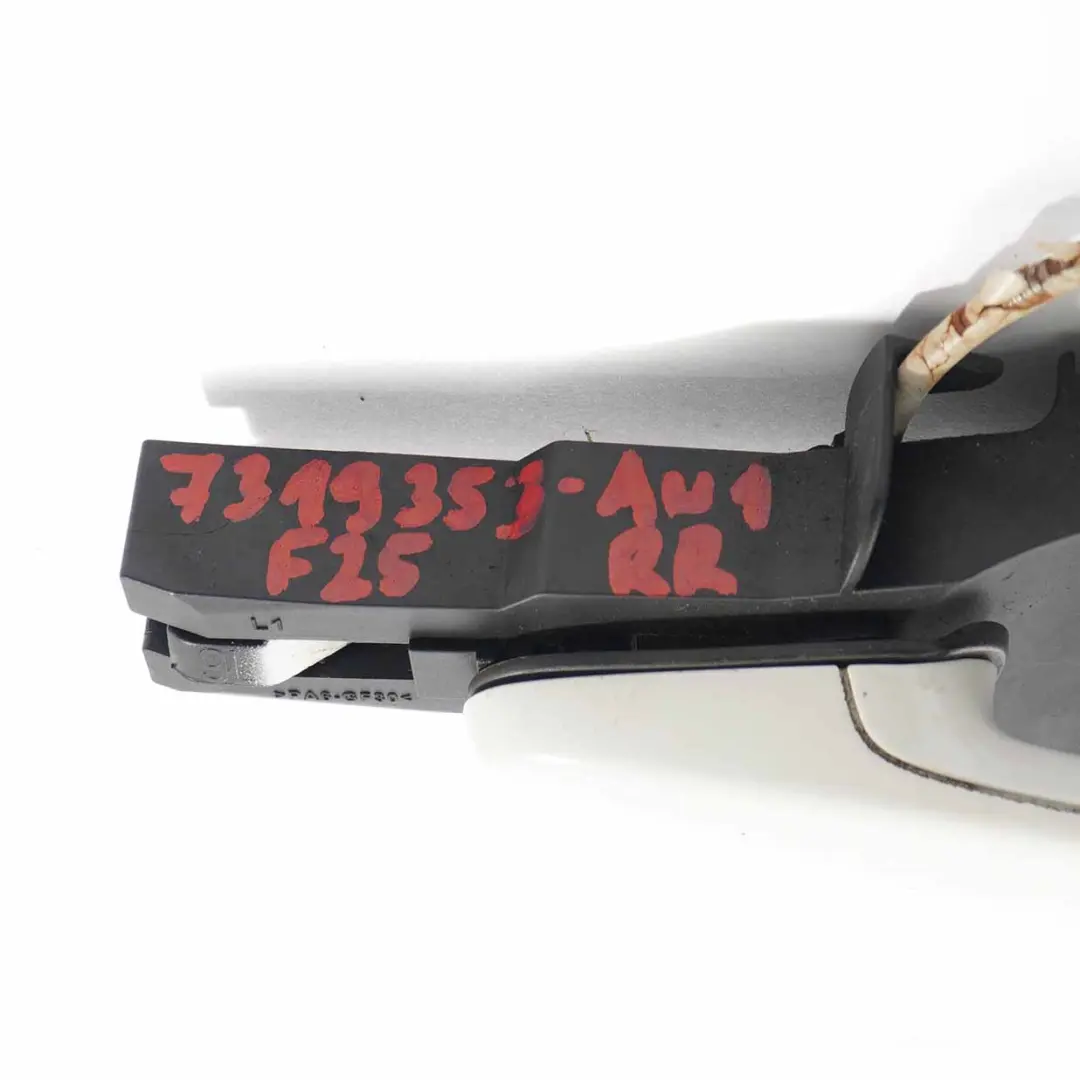 Door Grab Handle Rear Left N/S Outside Alpine White - 300 to BMW F25 X3 with Part number 7319353 BMW F25 X3 Door Grab Handle Rear Left N/S Outside Alpine White - 300 - SKU 7319353-AW1 - Part number 7319353