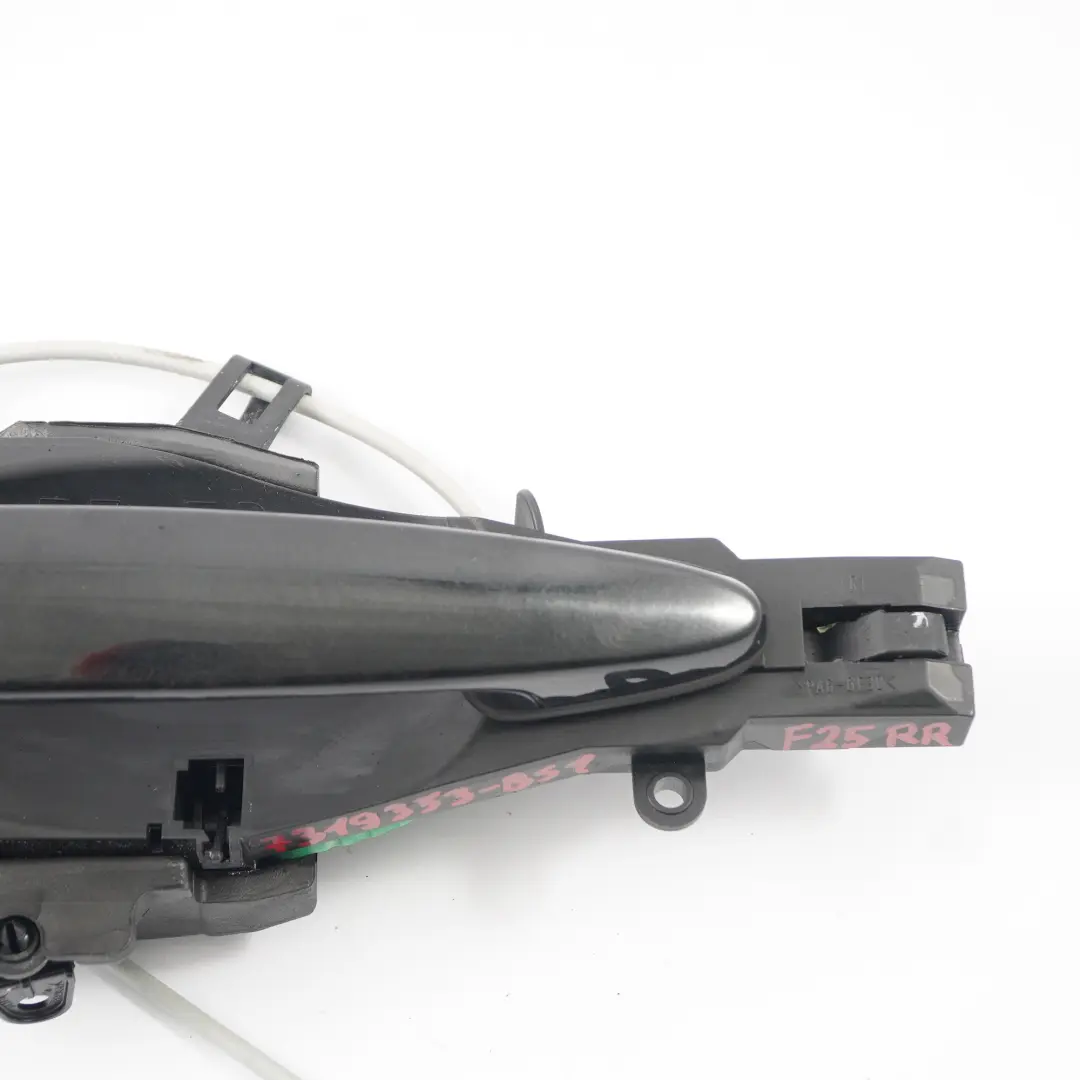 BMW F25 X3 Door Grab Handle Rear Right O/S Outside Black Sapphire Metallic - 475 - SKU 7319353-BS1 - Part number 7319353