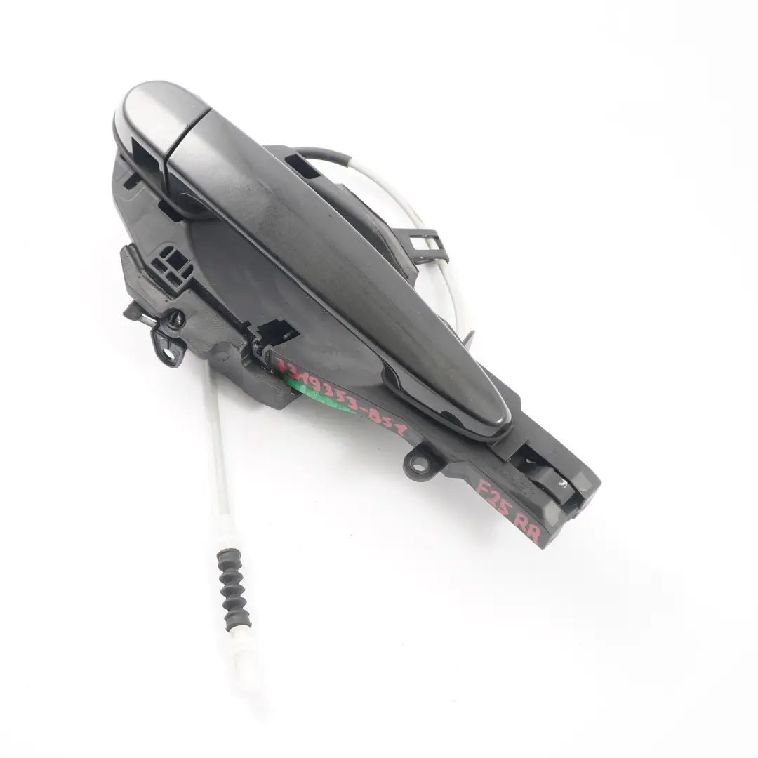 manija puerta trasera derecha Exterior Negro Zafiro Metálico - 475 para BMW F25 X3 con número de pieza 7319353 BMW F25 X3 manija puerta trasera derecha Exterior Negro Zafiro Metálico - 475 - SKU 7319353-BS1 - Número de pieza 7319353