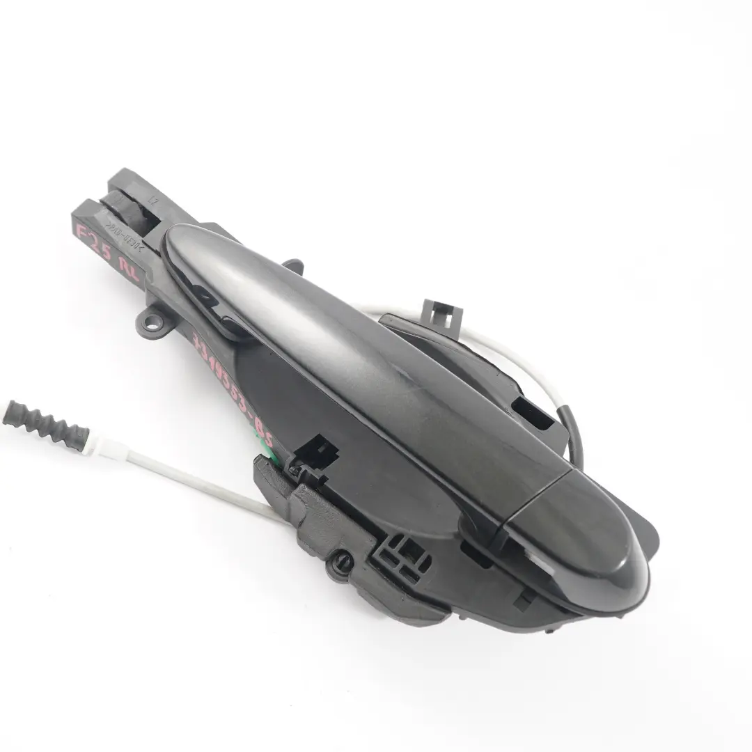 BMW F25 X3 Poignée de Porte Arrière Gauche Extérieur Noir Saphir - 475 - SKU 7319353-BS - Numéro de pièce 7319353