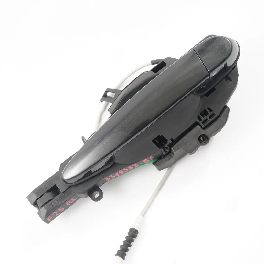 BMW F25 X3 Door Grab Handle Rear Left N/S Outside Black Sapphire - 475 - SKU 7319353-BS - Part number 7319353