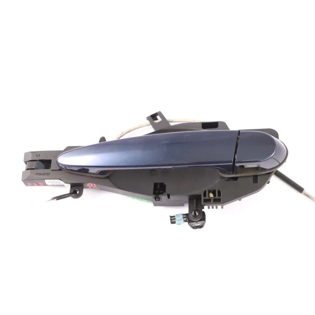 BMW F25 X3 Door Grab Handle Rear Left N/S Outside Deep Sea Blue - A76 - SKU 7319353-DSB - Part number 7319353