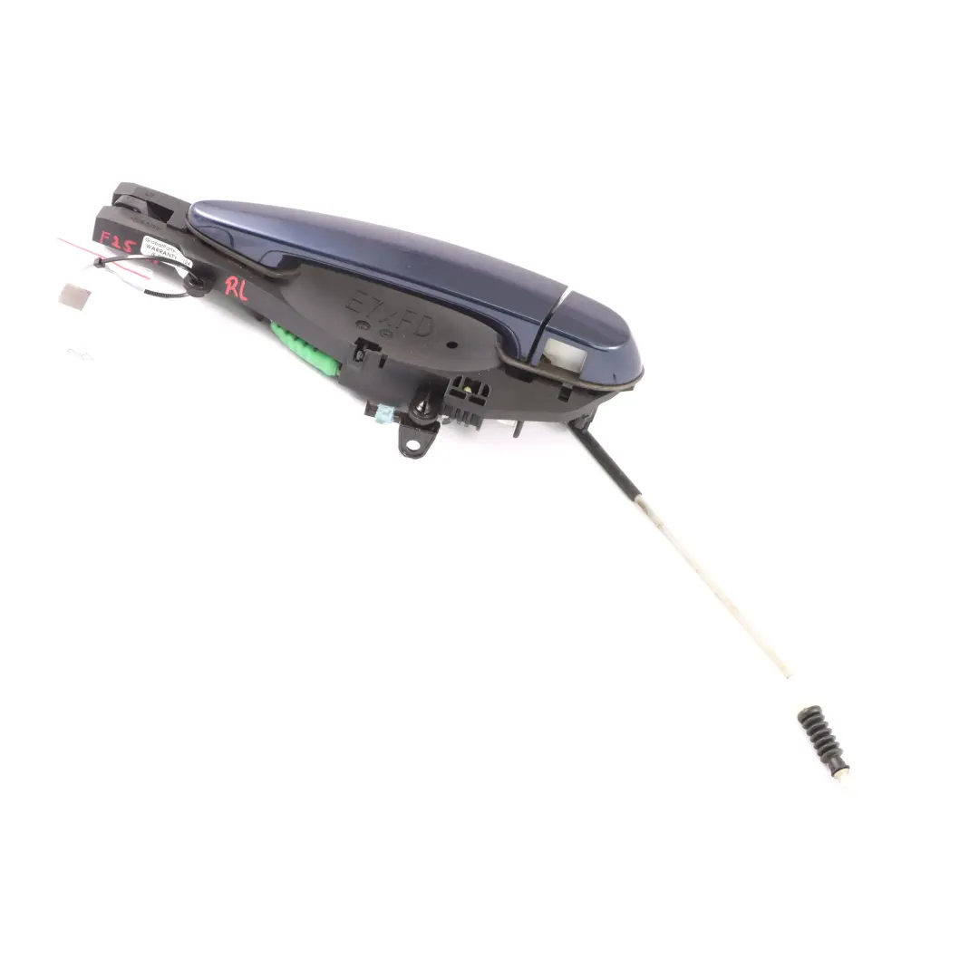 BMW F25 X3 Door Grab Handle Rear Left N/S Outside Deep Sea Blue - A76 - SKU 7319353-DSB - Part number 7319353