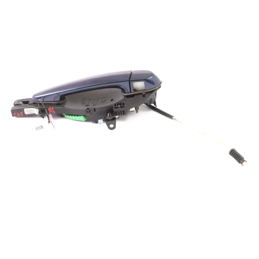 BMW F25 X3 Poignée de Porte Arrière Gauche Extérieur Bleu Profond - A76 - SKU 7319353-DSB - Numéro de pièce 7319353