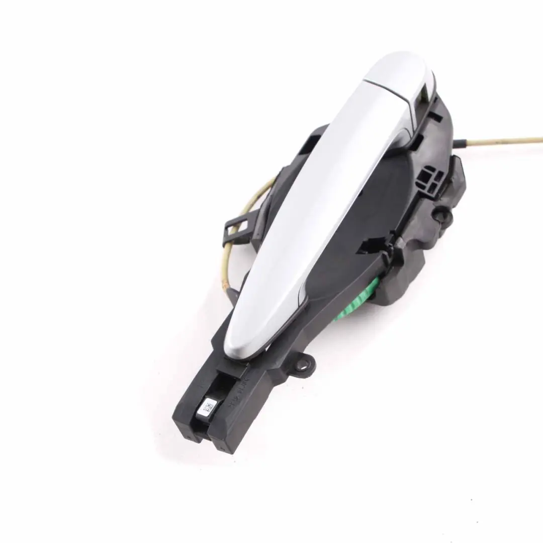 BMW F25 X3 manija puerta trasera izquierda fuera plata glaciar A83 - SKU 7319353-GSB1 - Número de pieza 7319353