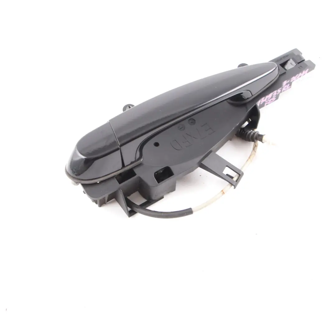 BMW F25 X3 Door Grab Handle Rear Left N/S Outside Schwarz 2 Black - 668 - SKU 7319353-SCH1 - Part number 7319353