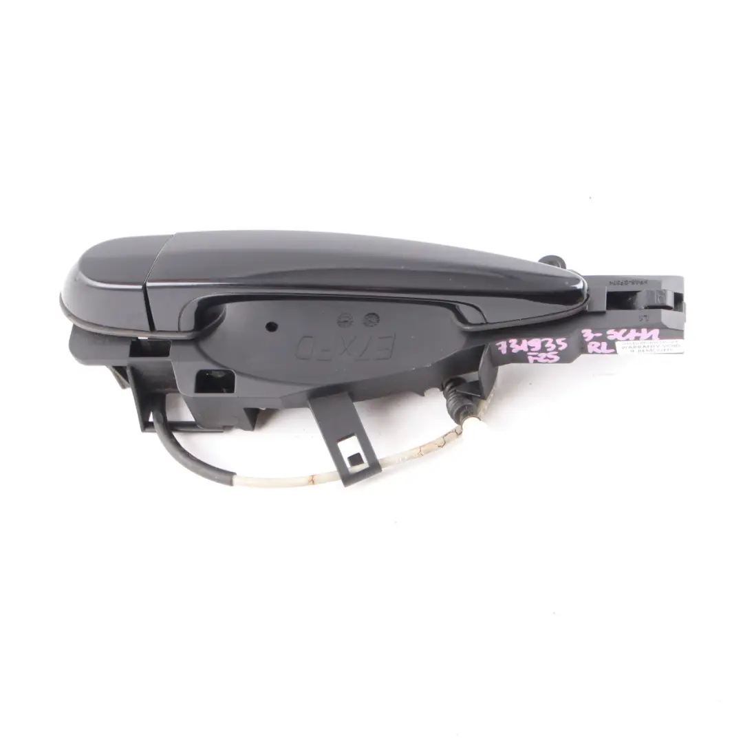 BMW F25 X3 Door Grab Handle Rear Left N/S Outside Schwarz 2 Black - 668 - SKU 7319353-SCH1 - Part number 7319353