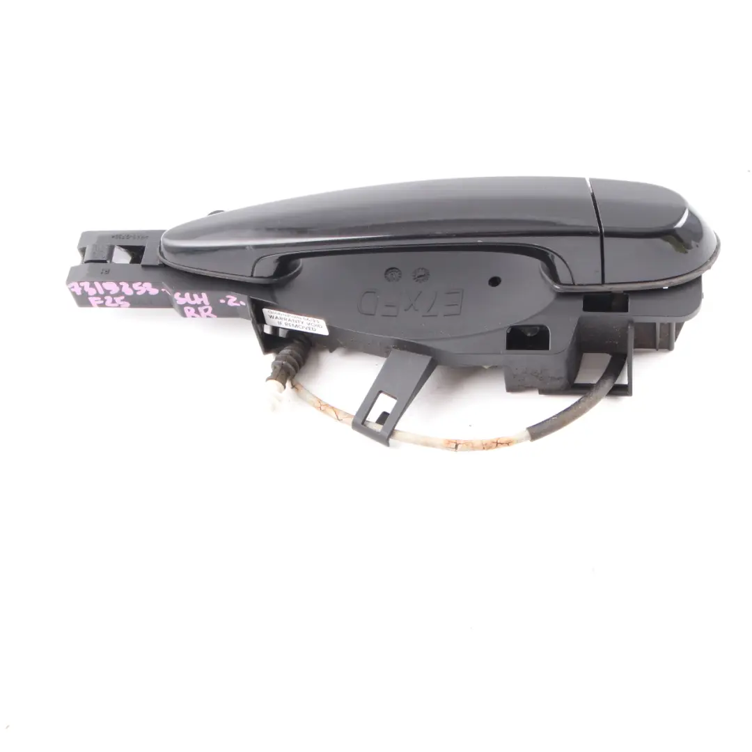 BMW F25 X3 Door Grab Handle Rear Right O/S Outside Schwarz 2 Black - 668 - SKU 7319353-SCH - Part number 7319353