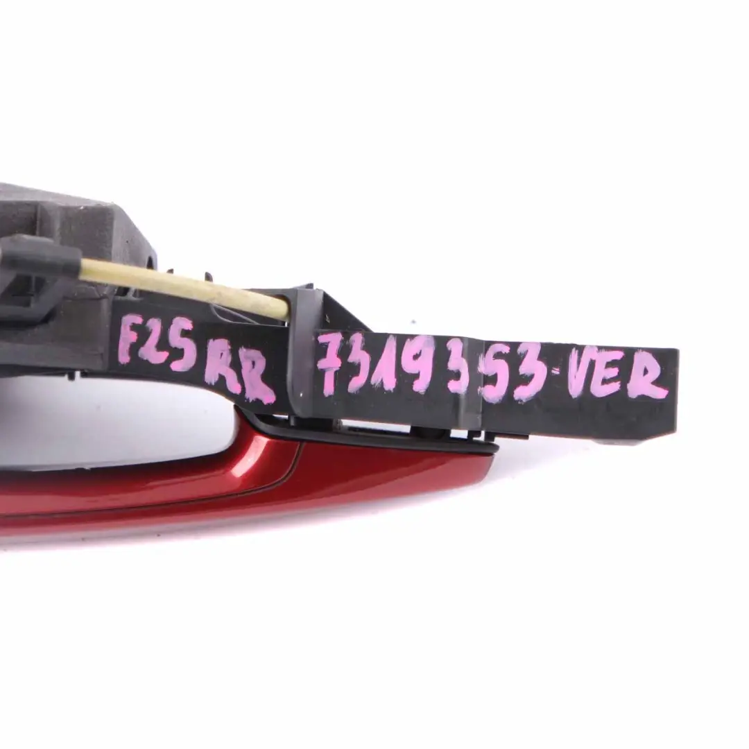 Door Grab Handle BMW F25 X3 Rear Right O/S Vermilionrot Vermilion Red A82 to with Part number 7319353 Door Grab Handle BMW F25 X3 Rear Right O/S Vermilionrot Vermilion Red A82 - SKU 7319353-VER - Part number 7319353