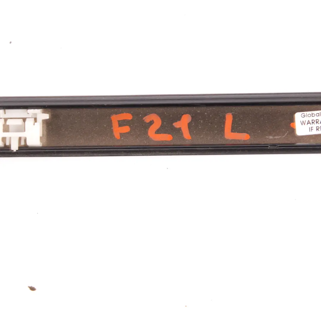 Roof Moulding BMW F20 F21 Left N/S Roof Gutter Rail Trim Black to with Part number 7319535 Roof Moulding BMW F20 F21 Left N/S Roof Gutter Rail Trim Black - SKU 7319535-BLK - Part number 7319535