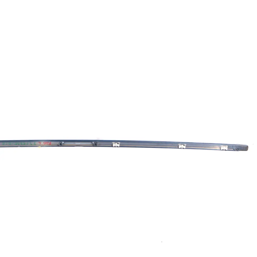  Roof Moulding BMW F20 F21 Left N/S Roof Gutter Rail Trim Tiefseeblau Blue A76 - SKU 7319535-DSB - Part number 7319535