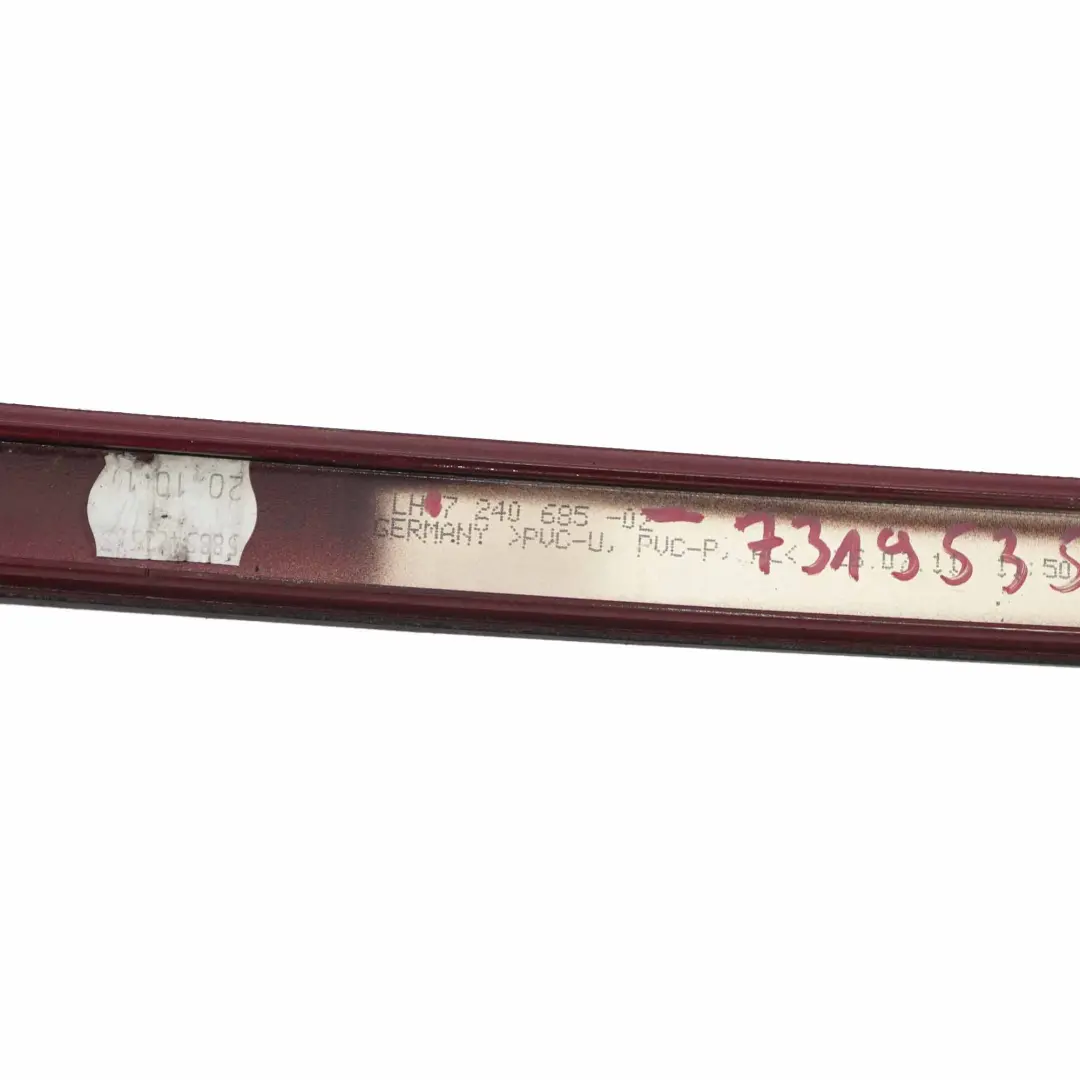  Modanatura tetto BMW F20 F21 Sinistra Striscia guida Karmesinrot Rosso 7240685 - SKU 7319535-KAR - Numero di parte 7319535
