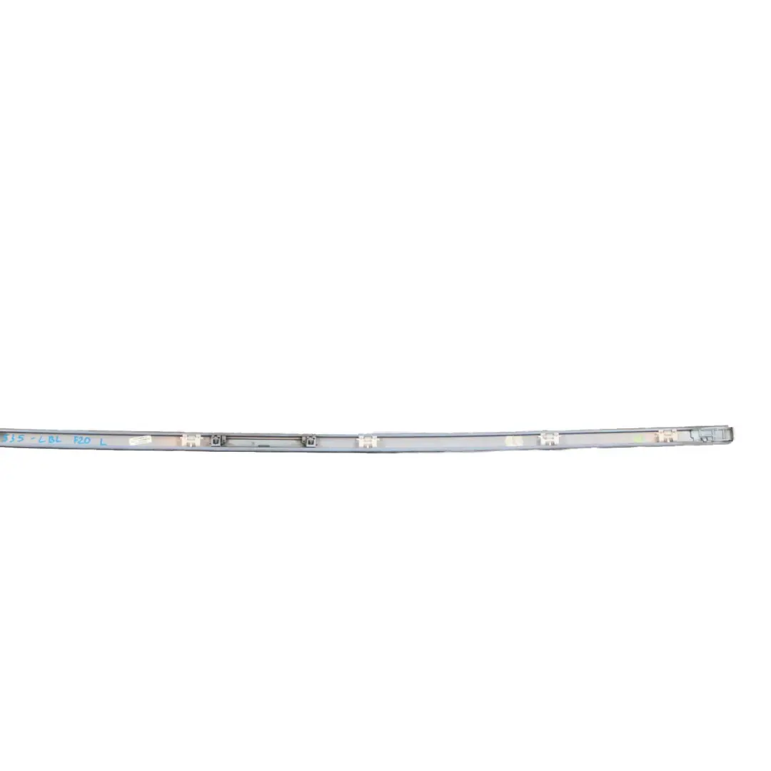 Left N/S Roof Moulding Gutter Rail Trim Liquid Blue Metallic B40 to BMW 1 F20 F21 with Part number 7319535 BMW 1 F20 F21 Left N/S Roof Moulding Gutter Rail Trim Liquid Blue Metallic B40 - SKU 7319535-LBL - Part number 7319535