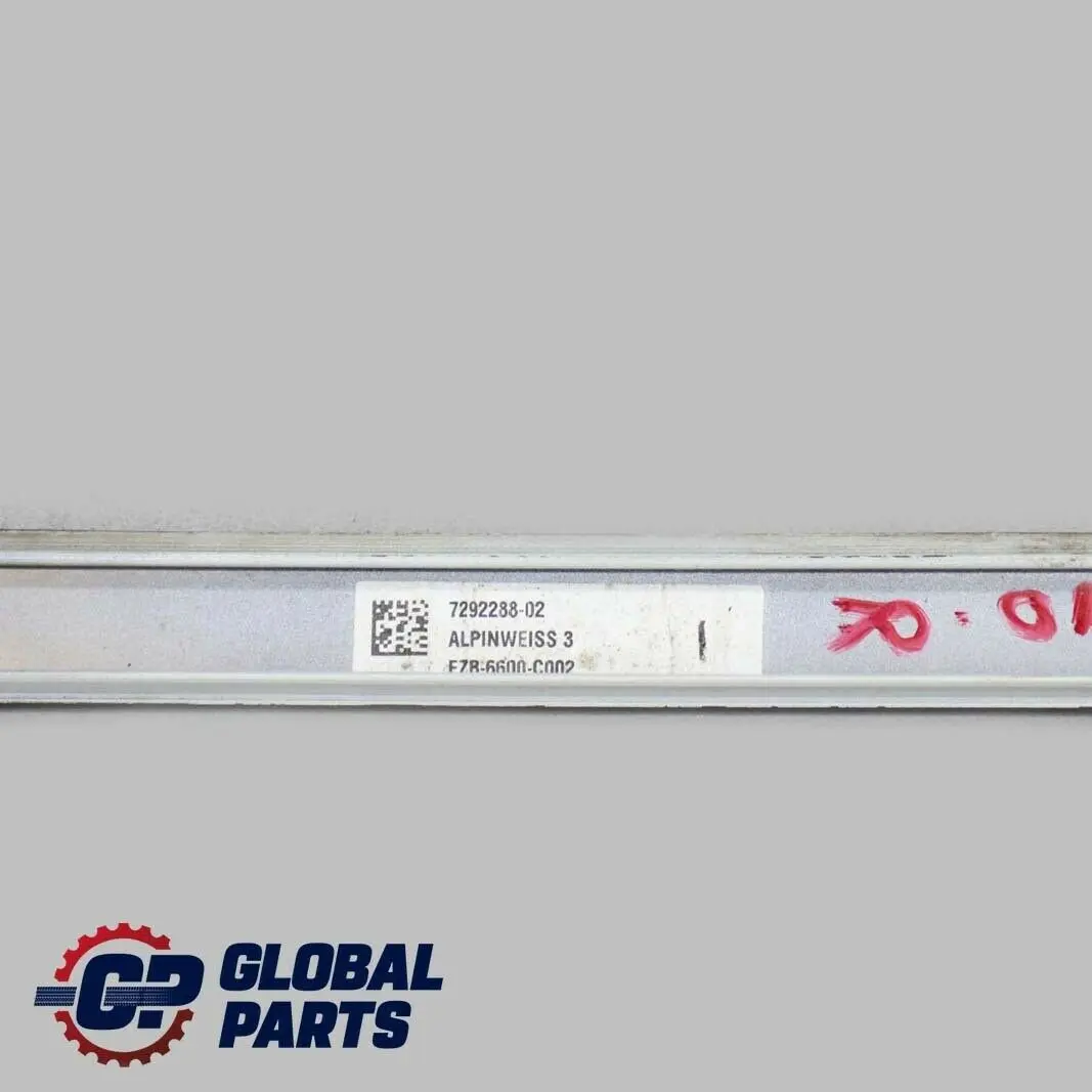 Right O/S Roof Moulding Gutter Rail Trim Alpinweiss White to BMW F20 F21 with Part number 7319536 BMW F20 F21 Right O/S Roof Moulding Gutter Rail Trim Alpinweiss White - SKU 7319536-AW - Part number 7319536