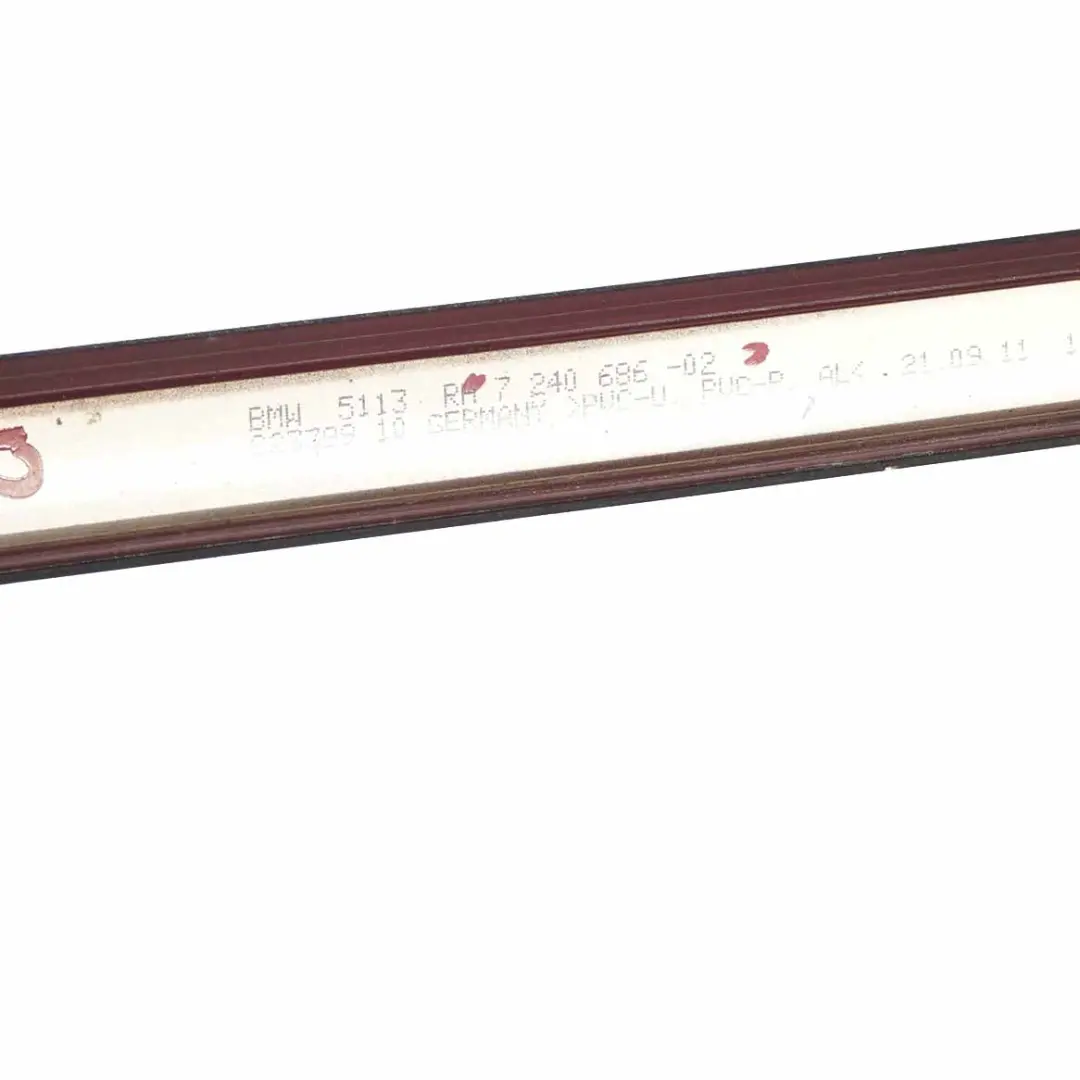  Modanatura tetto BMW F20 F21 Destra Striscia guida Karmesinrot Rosso A61 7240686 - SKU 7319536-KAR - Numero di parte 7319536